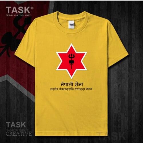 Army Nepal NPL Nepali Nepalese NP new Tops t shirt mens Military Tactical country Short sleeve Fashion summer cotton sports 01