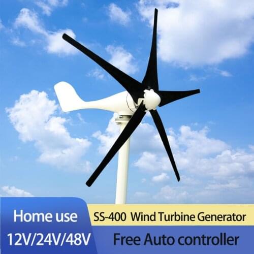 SHIP FROM Spain 3/5/6 Blades Free Energy Wind Turbine Generator 400w 600w 800w 12v 24v HighEfficient For Home Yacht Farm
