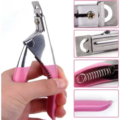 Professional Nail Art Clipper Special Type U Word False Tips Edge Cutters Manicure Toe Nail File Foot Care Pedicure Tools