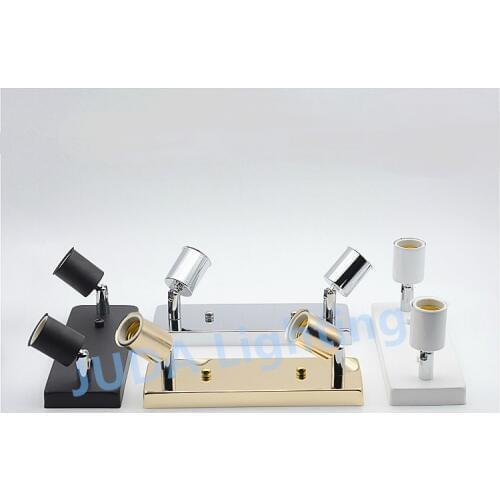 Rectangular box square ceiling rose ceiling canopy with E27 lamp holder wall lamp led chandelier lights lighting accessories DIY