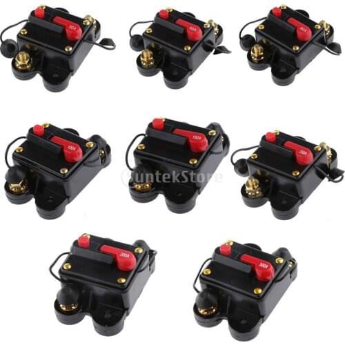 300A Amp Manual Reset Circuit Breaker 12 24v Car Auto Boat Audio Fuse Holder