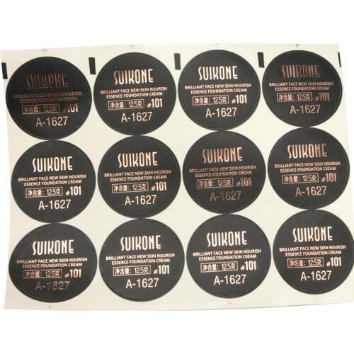 Custom Roll Printed PVC/BOPP/PE/PET packaging Label sticker