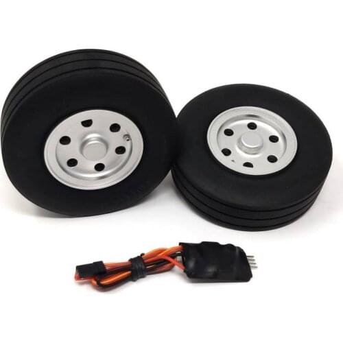 JP Hobby 86mm 95mm Brake Wheel 8mm Axle For Fiberglass RC Plane Gas Balsa Plane freeshipping