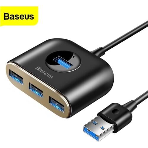 Baseus USB HUB 3.0 2.0 4 Ports External USB A to A HUB High Speed OTG Adapter for Notebook PC U Disk Mouse Keyboard Card Reader
