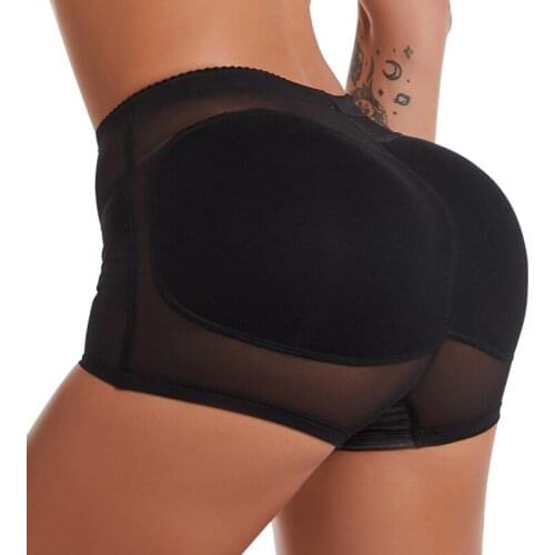 Women Sexy Lace Push Up Hip Pad Panties Enhancer Underwear Butt Lifter Tummy Control Panty Postpartum Plus Size Body Shaper