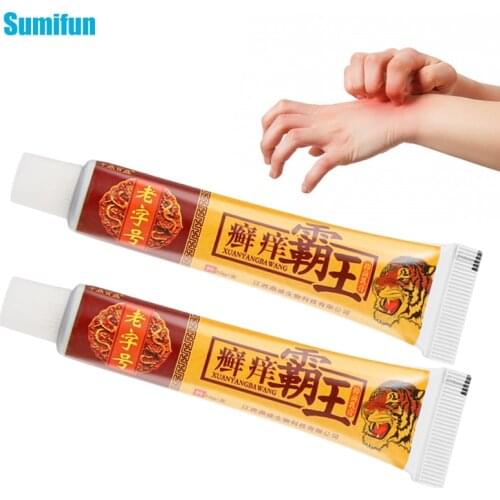 1Pcs Tiger Psoriasis Ointment Antipruritic Cream Antibacterial Itching Dermatitis Eczema Skin Care Chinese Herbal Plaster