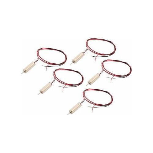 10Pcs DC 3.7V 63000RPM 2 Wires High Torque Micro Motor Magnetic Coreless Motor 4 x 12mm