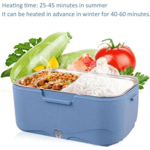 24V Truck Electric Lunch Box 12V Car Heating Lunch Box Plug-In Insulation Hot Rice Cooker 1.5L Electronic Lunch Box
