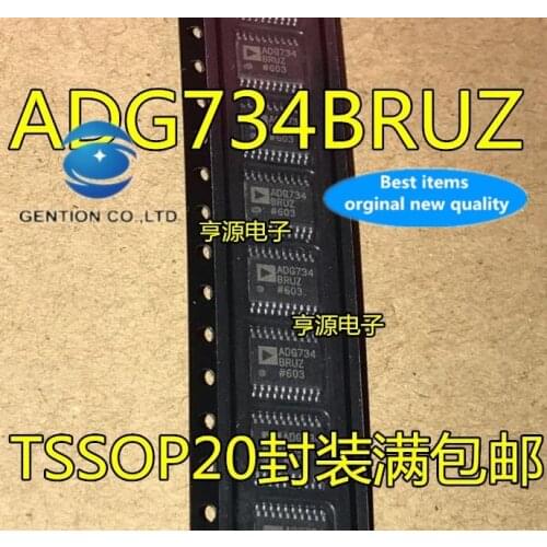 5PCS ADG734BRUZ ADG734BRU ADG734 TSSOP20 in stock 100% new and original