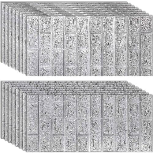 70*77 3D Wall Sticker Self Adhesive Wallpaper DIY Brick Living RoomTV Kids Safty BedroomWarm Home waterproof Decor Wall Stickers