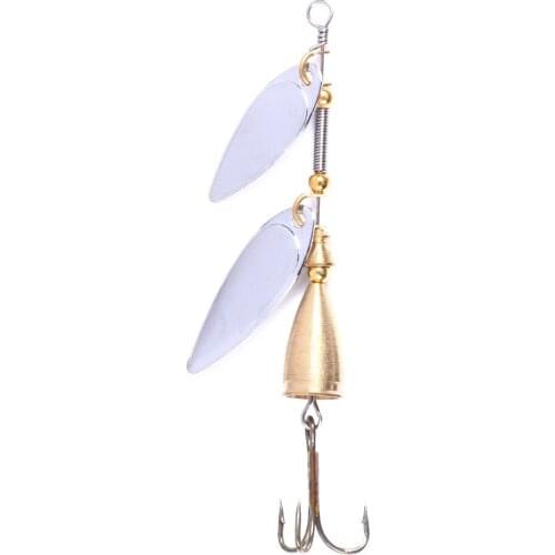 9.4CM-13.5G Spinner Fishing Lures Trout Spoon Wobbers CrankBait Bass Carp Fishing Jig Metal Pesca Isca Artificial Hard Baits