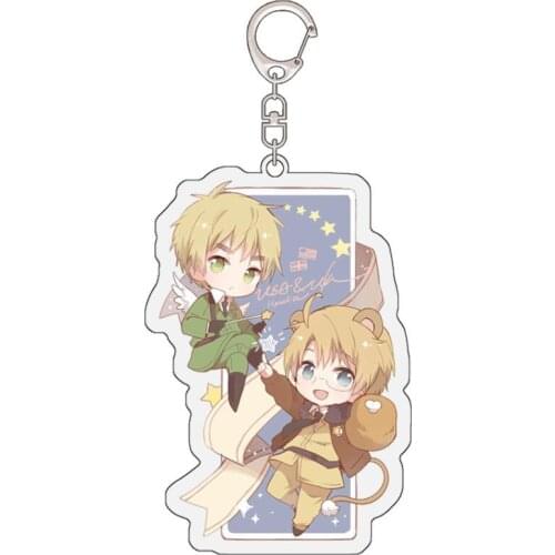 Axis Powers Hetalia Arthur Kirkland Yuratto APH Anime Acrylic Pendant Keychain Figure Collection Model Toy Gifts