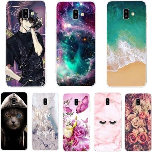 For Samsung J6 2018 Case EU J600 J600F SM-J600F Soft TPU Cover For Samsung Galaxy J6Plus 2018 J6+ J 6 Plus J610 J610F silicone
