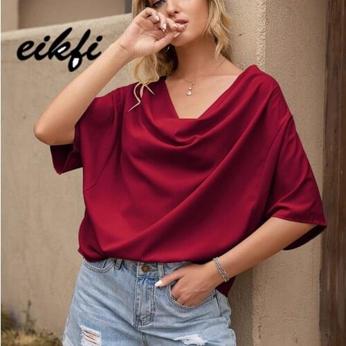 Бежевые блузки EIKFI China At AliExpress