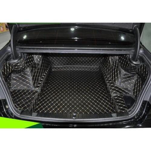 Good! Special trunk mats for BMW 740Li 740Ld 750Li 760Li G12 2016 durable waterproof boot carpets cargo mat liner,Free shipping