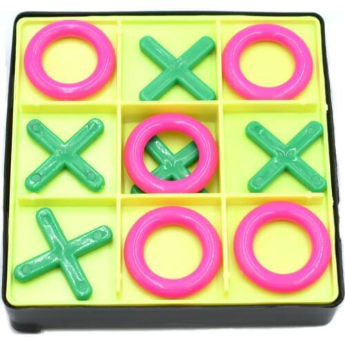 Parent-Child Interaction Leisure Board Game OX Chess Funny Developing Intelligent Educational Toys