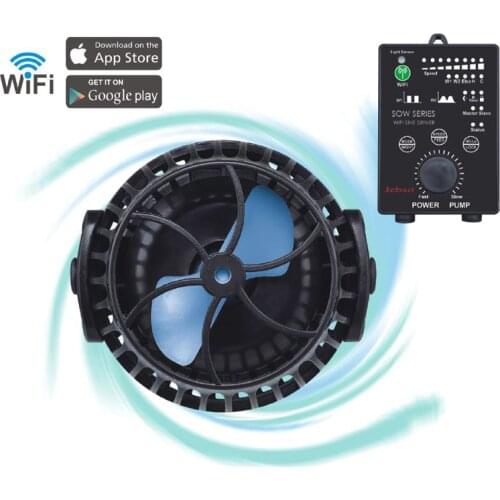 Jebao OW SOW Wifi Series Smart Quiet Powerful Wave Maker Flow Pump with Controller for Marine Reef Aquarium
