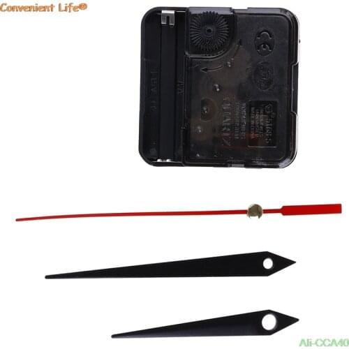 Hot! 1Set DIY Hanging Quartz Watch Silent Wall Clock Movement Quartz Repair Movement Clock Mechanism Parts With Needles