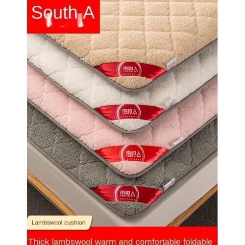 Antarctic thick sheepskin mattress household tatami student dormitory single rental sponge mattress