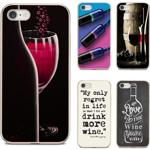 Love-Drinking-Red-Wine-Glass Soft Covers For Samsung Galaxy A9 A8 Star Lite A3 A5 A7 A6 Plus 2018 2015 2016 2017