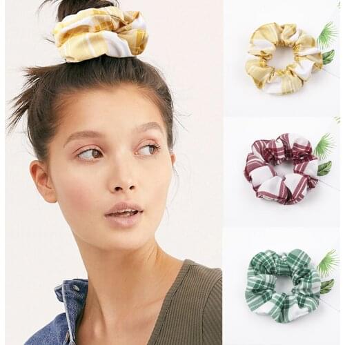 12 cm Women Scrunchie Elastic Handmade Multicolor Hair Band Ponytail Holder Headband Hair Accessories