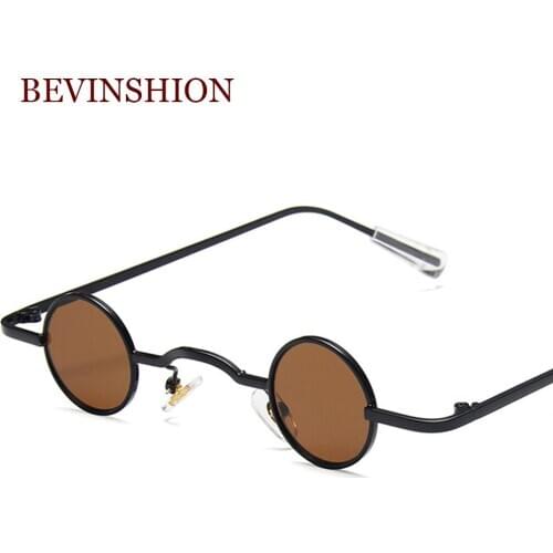 Vintage sun glasses hip hop cool Harajuku retro round sunglasses women red green lens small frame mini cool eyeglasses