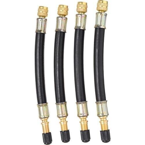 Durable 105mm Tire Valve Stem Extension Pole Caps Extender Flexible Rubber Hose Car Wheel Valve Stem Tire Valve Extension