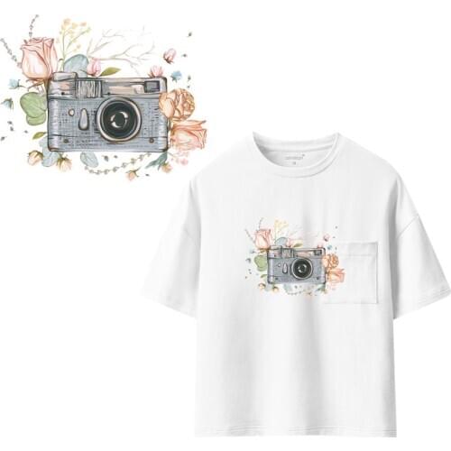 Cute watercolor animal Clothing Stickers Iron On Patches Diy Heat Transfers Patch For Clothes T-shirt Appliques Decoration