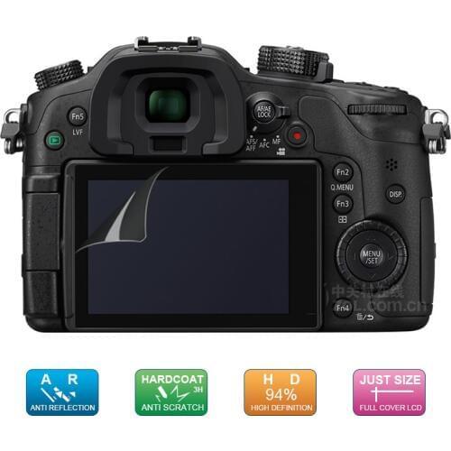 6pcs, 3pack) LCD Guard Film Screen Display Protector for Panasonic Lumix DMC GH4 GH3 GX8 GX9 / DC GX7 Mark III