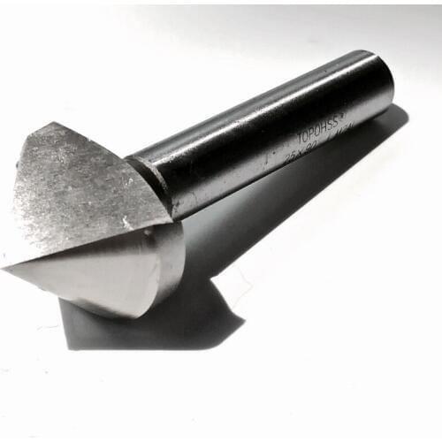 1PC HSS6542 made 20.5-35mm one-edged 90 degree chamfer drill countersink drilling&chamfering device aluminium metal plate taper