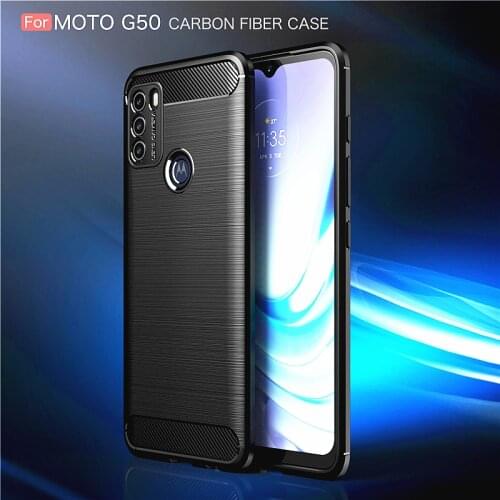 For Motorola Moto G60 Case Carbon Fiber Full Shockproof Case For Motorola Moto G60 Moto G50 Case Cover For Motorola Moto G60 G50