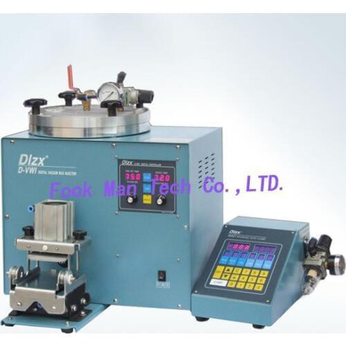Digital Vacuum Wax Injector,wax machine with clamp and control box Jewelry mold making machinery