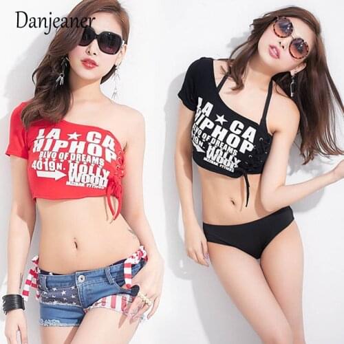 Женские топы с открытыми плечами DANJEANER China At AliExpress