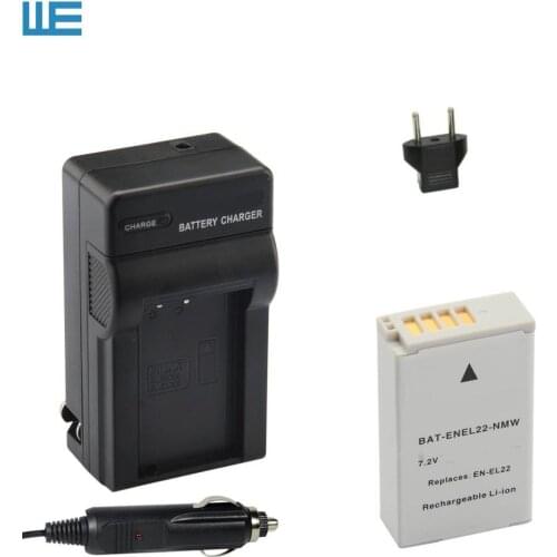 EN-EL22 ENEL22 EL22 Equivalent Camera Battery+Charger for Nikon 1 J4, 1 S2, 1J4, 1S2 Camera