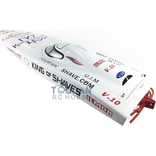 G26IP1 ARTR Gasoline 26CC-Clutch Engine RC Racing Boat Deep-V Shaft Rudder White TH02721