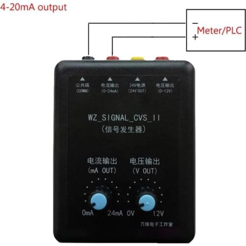 4-20mA 0-10v signal generator 24V Current Voltage transmitter Signal source Constant current source simulation