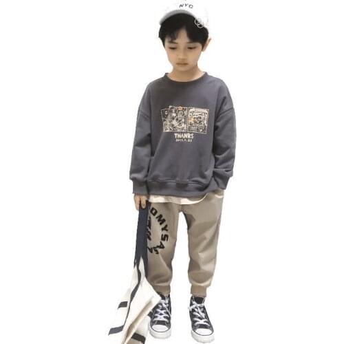 MIEMBRO Autumn Children Clothing Sets Set Kids Boy Girls School Uniform Clothes Fall Sport Suits For Boys Outfit Jogging Enfant