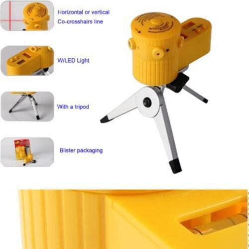 Laser Level Leveler Tripod Construction Marker Tools Multifunction Rotation Vertical Horizontal Nivel Cross Line Beams LV06