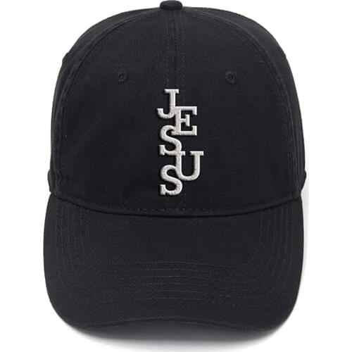 Lyprerazy Christ Jesus Washed Cotton Adjustable Men Women Unisex Hip Hop Cool Flock Printing Baseball Cap