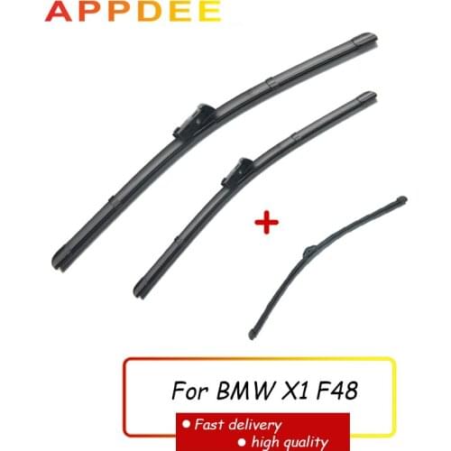 APPDEE Wiper LHD Front & Rear Wiper Blades Set For BMW X1 F48 2015 - 2020 2019 2018 2017 2016 Windshield Windscreen 26"16"14"