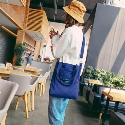 New Style Female Canvas Bag Origional Also Remove Shoulder Strap Cross-Body Leisure Bags Shopping Bags
