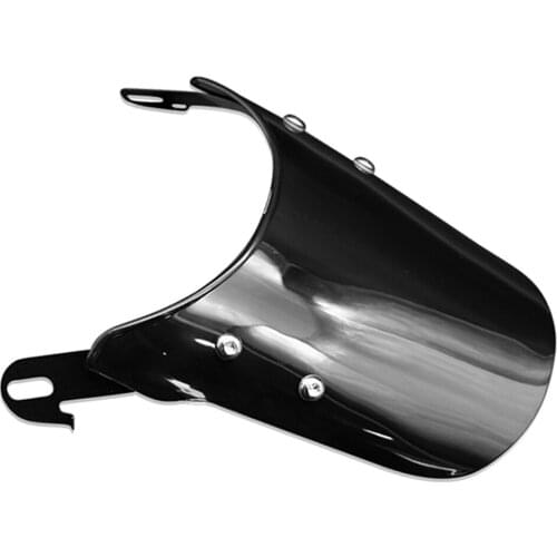 Front Fairing 5-7inch Black Windshield Windscreen For Suzuki GN125 Motorbike