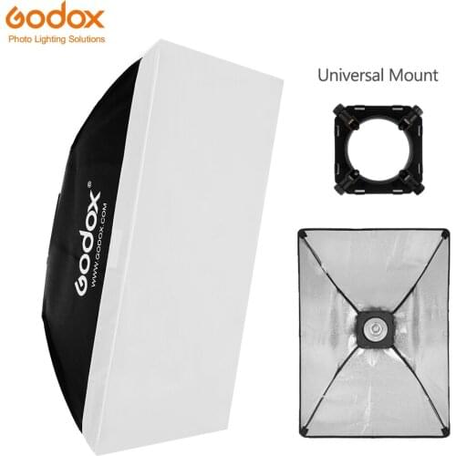Godox 50x70cm Portable Universal Digital Mount Photography Softbox Professional Continuous Light System SoftBox for Photo Studio