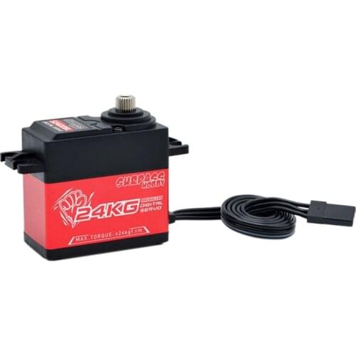 SURPASS HOBBY S2400BL 24KG Brushless Gear Servo Metal for 1/8 Racing Car/High-Speed RC Car/Aircraft/Drone/RC Boat