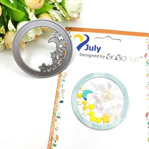 Julyarts Shake The Card New Cut Die for 2021 Stencils for Card Making Embossing Stencil for Handmade Paper Card Making