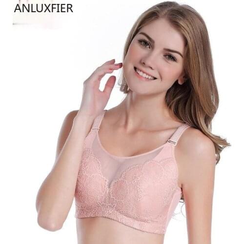 X9041 Detachable Shoulder Strap Silicone Breast Prosthesis Bra Without Steel Ring Mastectomy Bra Pocket Bra Push Up Bras