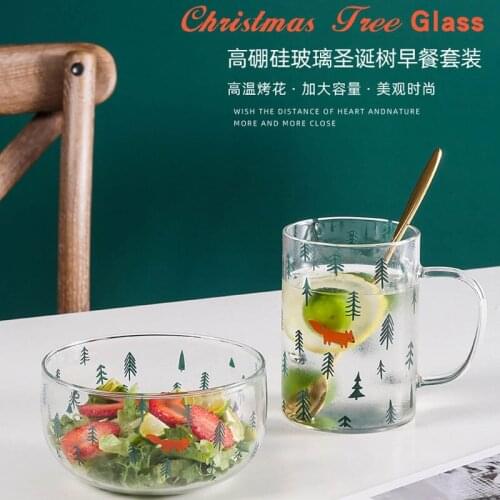 Juicy Peach Glass Ins Simple Household Milk Cup Heat-resistant Cute Girl Water Cup Juice Breakfast Cup