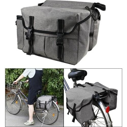 40L Bike Pannier Bag Pouch Travel Rear Rack Carrier Pack Storage Bag