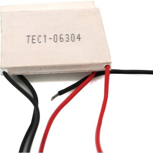TEC1-06304 Heatsink Thermoelectric Cooler Peltier Cooling Plate 6V 40x40mm Refrigeration Module