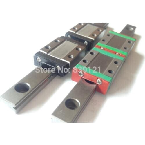 Good China quality guideway precision linear guide slide block 2pc MGN7C with rail 300mm one set